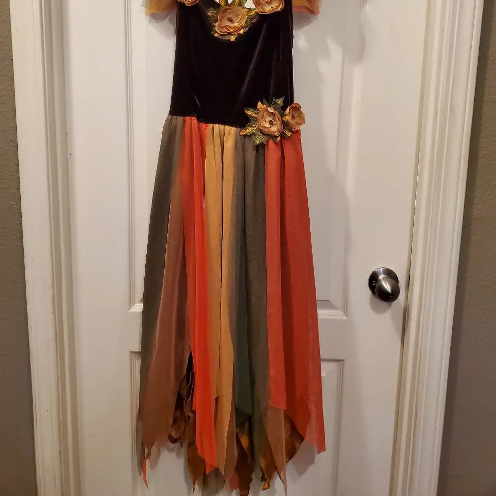 Fall Fairy Flower Dress - Renaissance fair / Halloween - Picture 5 of 5